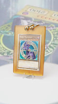 Load and play video in Gallery viewer, Dark Magician Maximum Gold Namma Card Pendant (Double Hook)