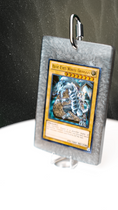 Load image into Gallery viewer, Blue Eyes White Dragon (Ultimate Rare) Namma Card Pendant (Silver Pendant)