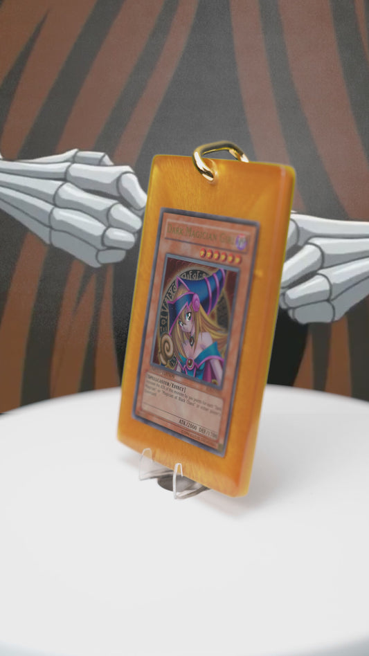 Dark Magician Girl (Ulta Rare) Namma Card Pendant (Gold Pendant)