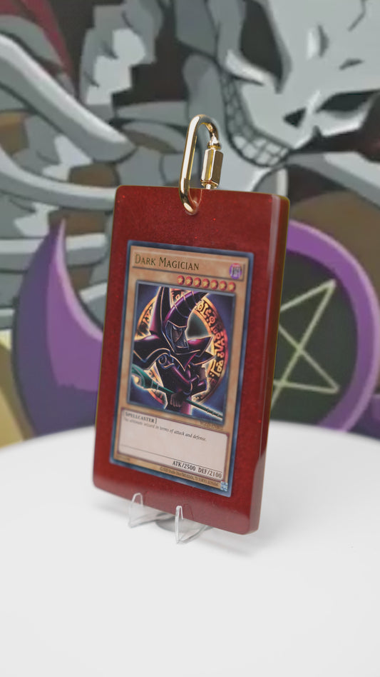 Dark Magician (Sinister) Namma Card Pendant (Gold Pendant)