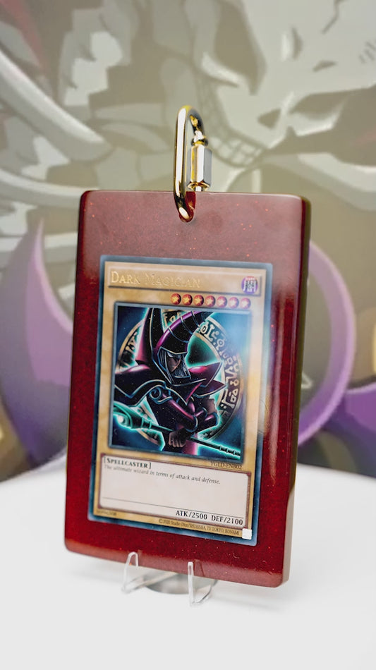 Dark Magician (Sinister) Namma Card Pendant (Gold Pendant)