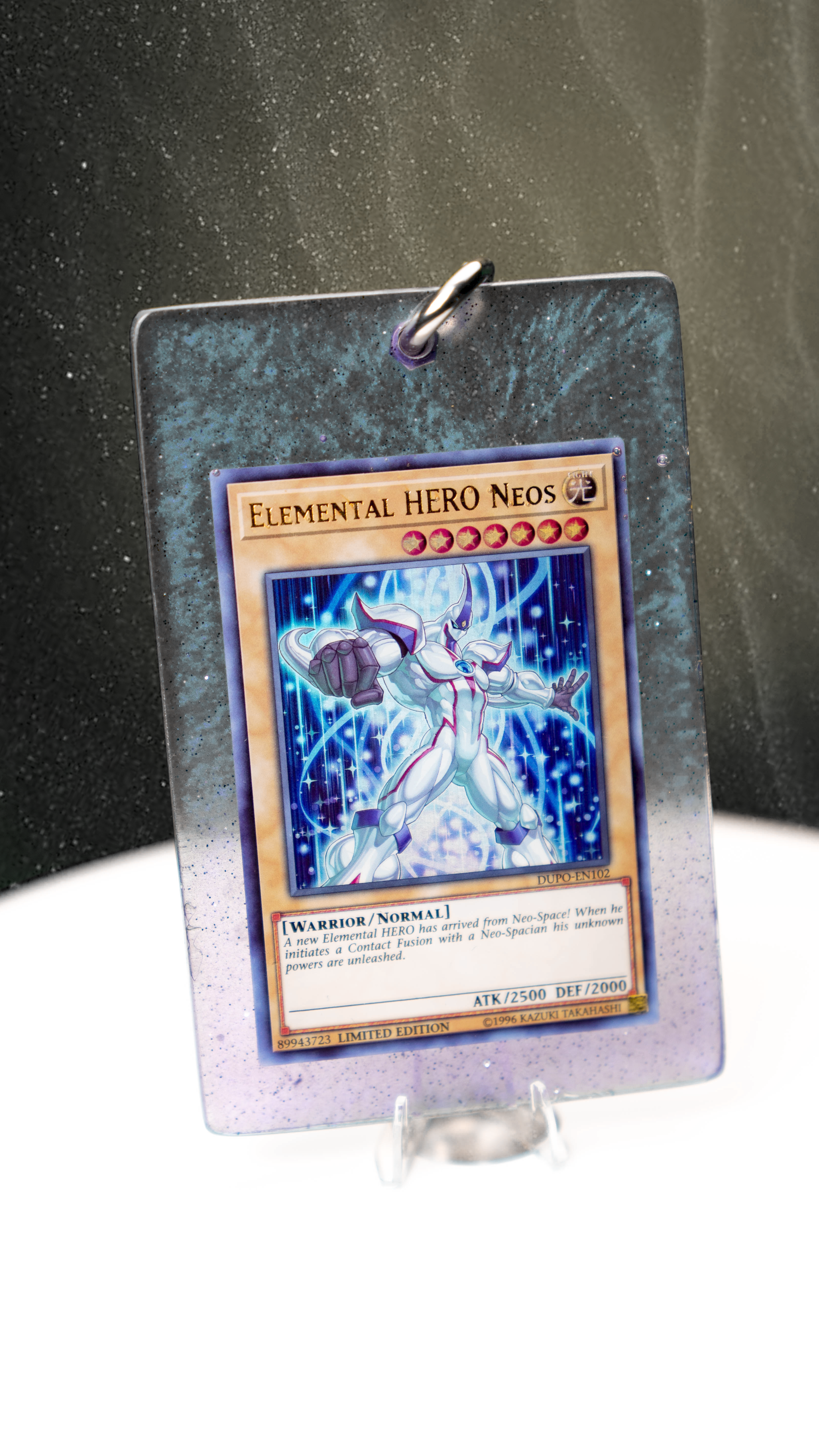 Elemental Hero Neos Namma Card Pendant (Acrylic Chain)