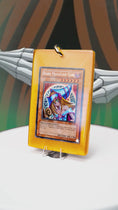 Load and play video in Gallery viewer, Dark Magician Girl (Ulta Rare) Namma Card Pendant (Gold Pendant)
